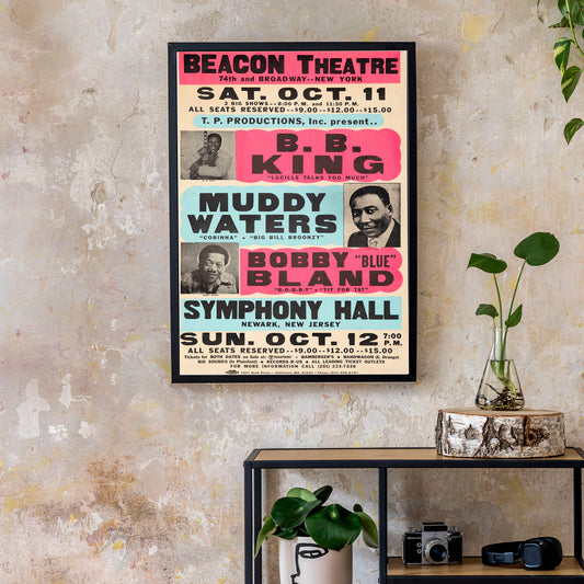 BB King  Concert Advertising Print