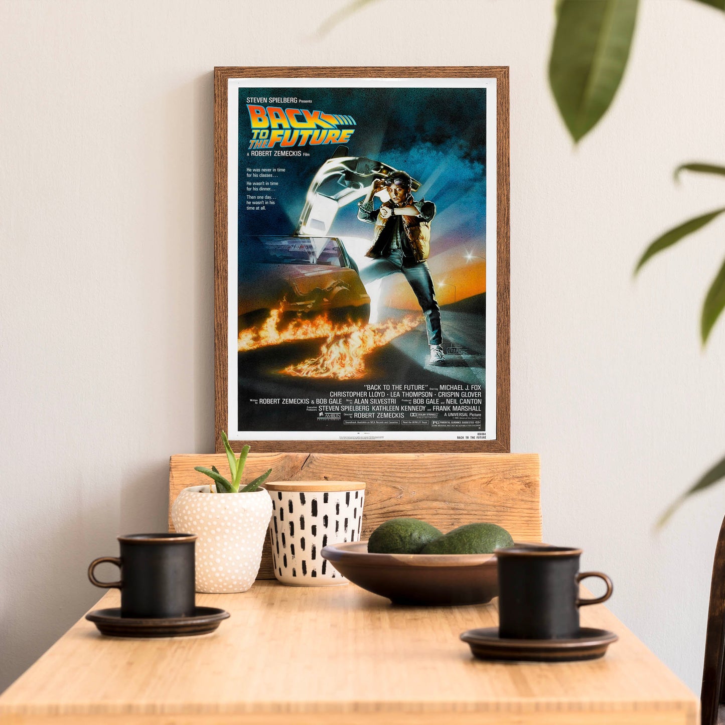 Back To The Future Michael J Fox 1980s Retro Poster
