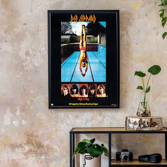 Def Leppard High 'N' Dry Advertising Print