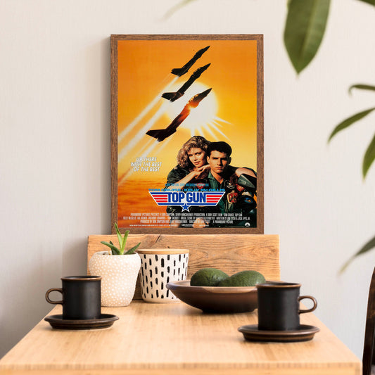 Top Gun Tom Cruise Kelly McGillis Classic 1980s Print ready to frame A5/A4/A3