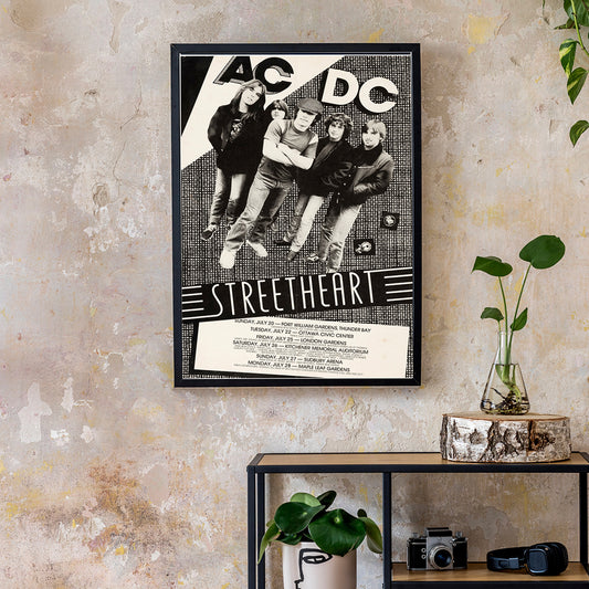 ACDC Streetheart Concert Poster