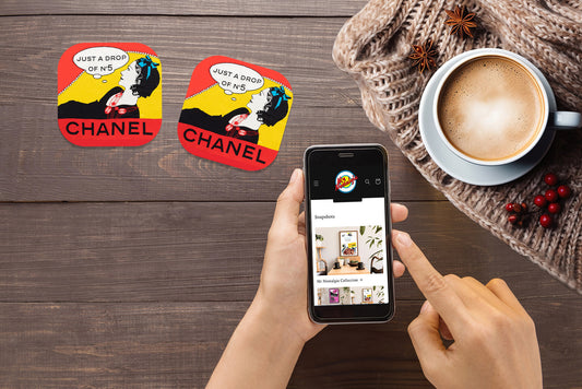 CHANEL Logo Coaster Just a drop of No5