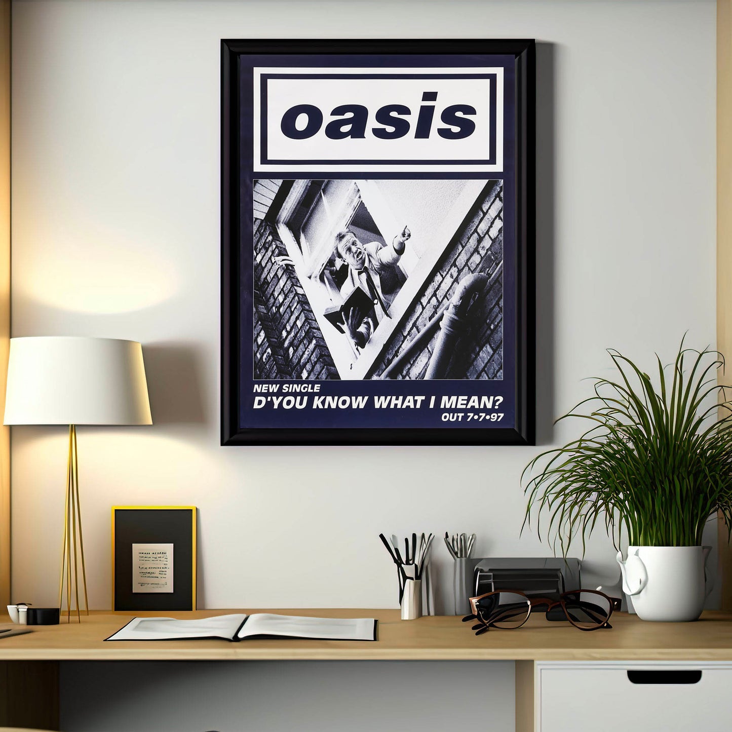 Oasis Definitely Maybe Debut Album Poster August 30th Poster Ready To Frame A3